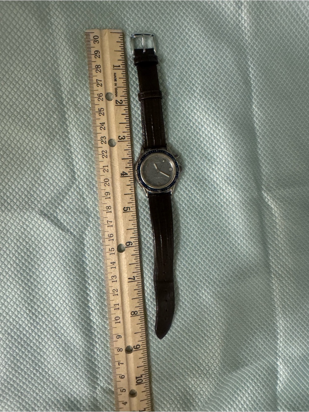 Fossil Star Master Men’s Dark Brown Leather Strap Watch with Silver Case